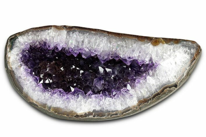 Sparkly Deep-Purple Amethyst Geode - Uruguay #345940